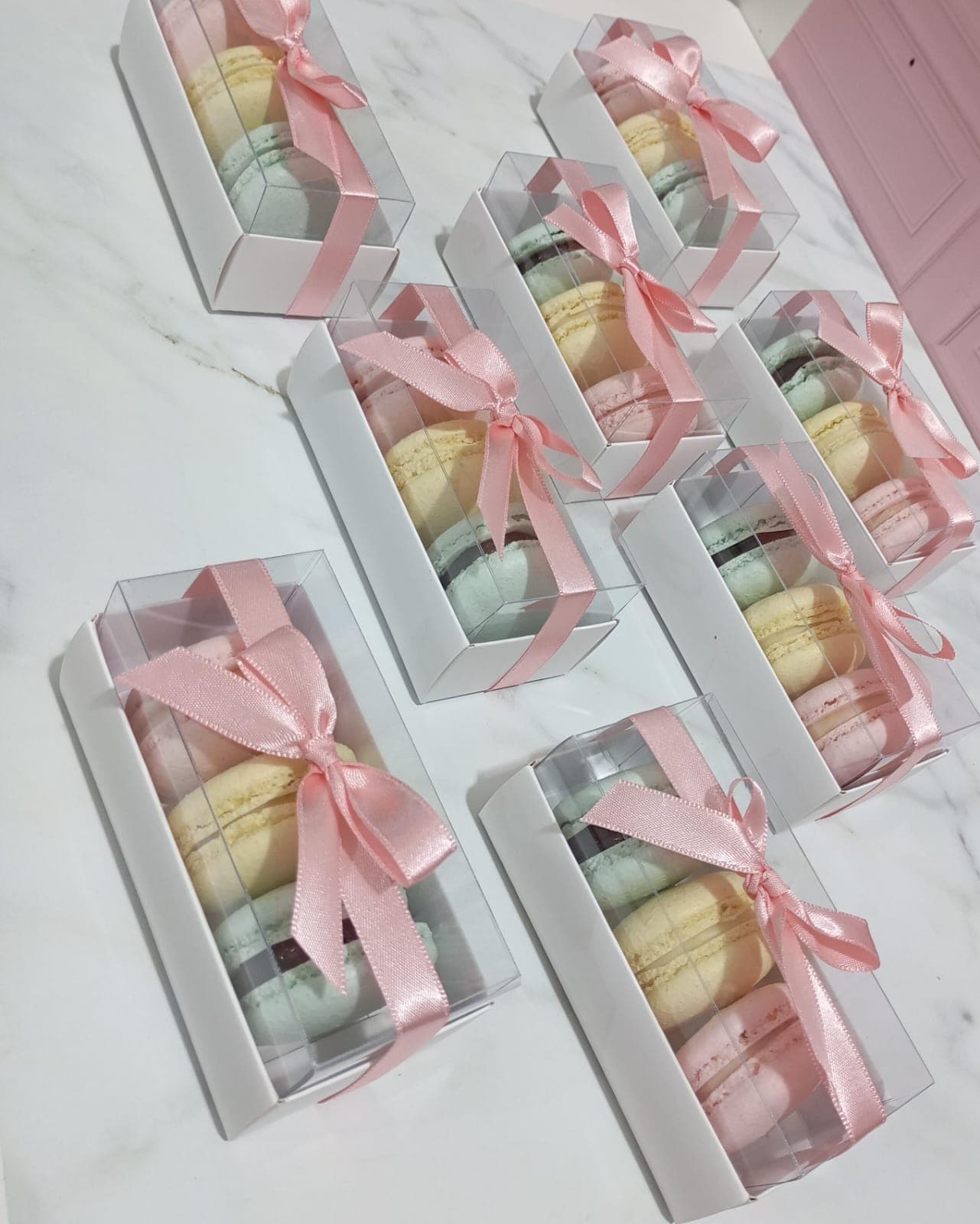 Caixa com visor (3 macarons)