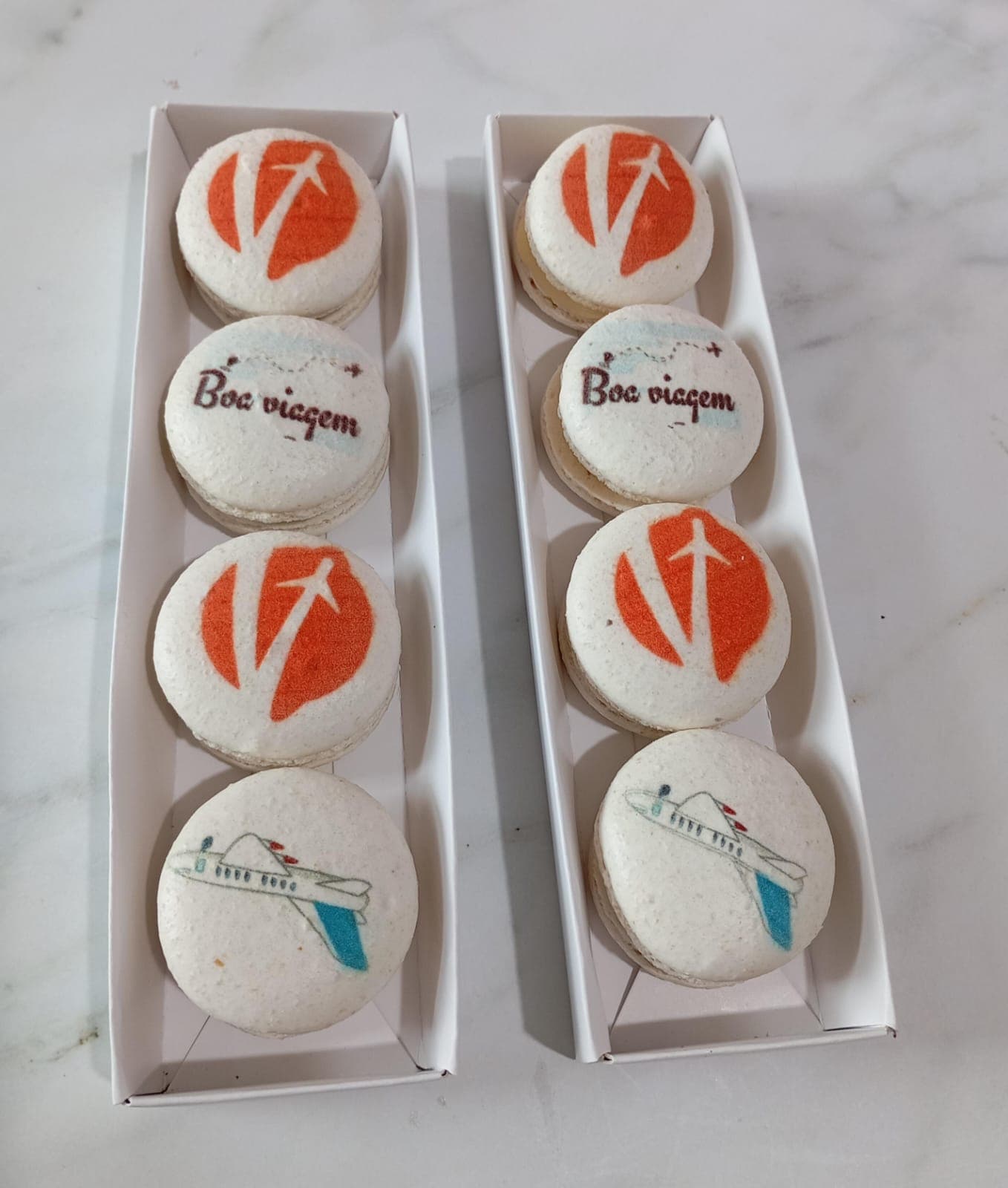 Caixa com visor (4 macarons)